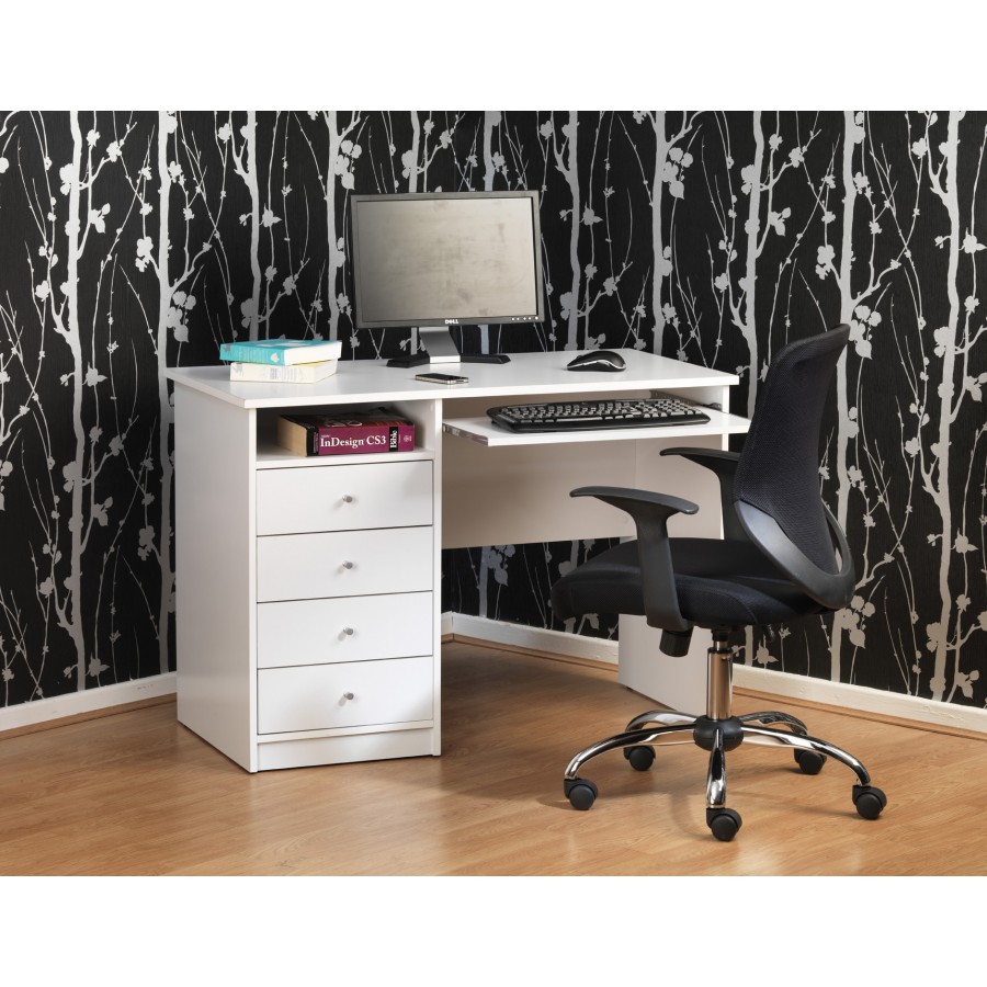 Marymount White Home Office Desk